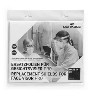 DURABLE - 3434-19 Paneles de repuesto para visera protectora PRO (paquete múltiple)-EAN 4005546730110 PRODUCTOS DE SEGURIDAD Y LIMPIEZA - Product Image 2