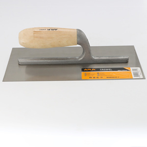 Chất Lượng Cao Thép Không Gỉ Tay Cầm Bằng Gỗ Gương Đánh Bóng Bê Tông Thạch Cao Trowel Cho Xây Dựng - Product Image 3