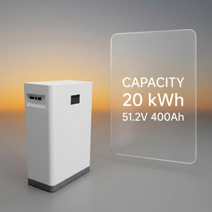 Sistema de batería de respaldo doméstico de 51.2V 400Ah 20kWh para almacenamiento de energía solar fuera de la red - Product Image 1