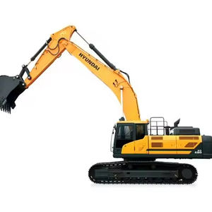 Excavadora de cadenas Hyundai 480LC-9S de alta calidad, usada, en stock, con motor Cummins, cucharón de 2.2m de capacidad, 1 año de garantía, bomba. - Product Image 1