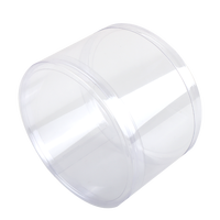 Bocaux à bougies avec couvercle et boîtes emballage boîte de couleur emballage blister cylindre en plastique personnalisé