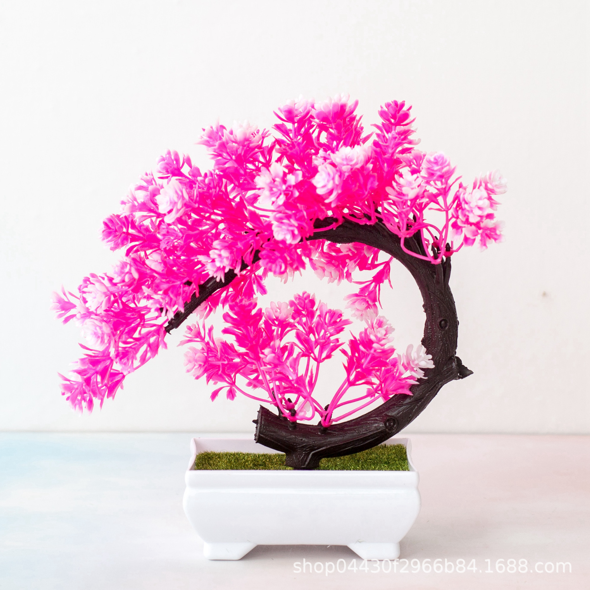 Knstliche Pflanzen Bonsai Mini Ball Dekoration fr Partys 20x19cm