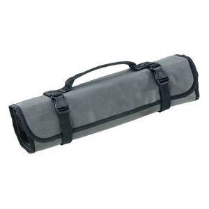 Wholesale Custom Folding Professional Storage <b>Rolling</b> Tool Bag Tote Storage Bag with 30 Pockets - Product Image 3