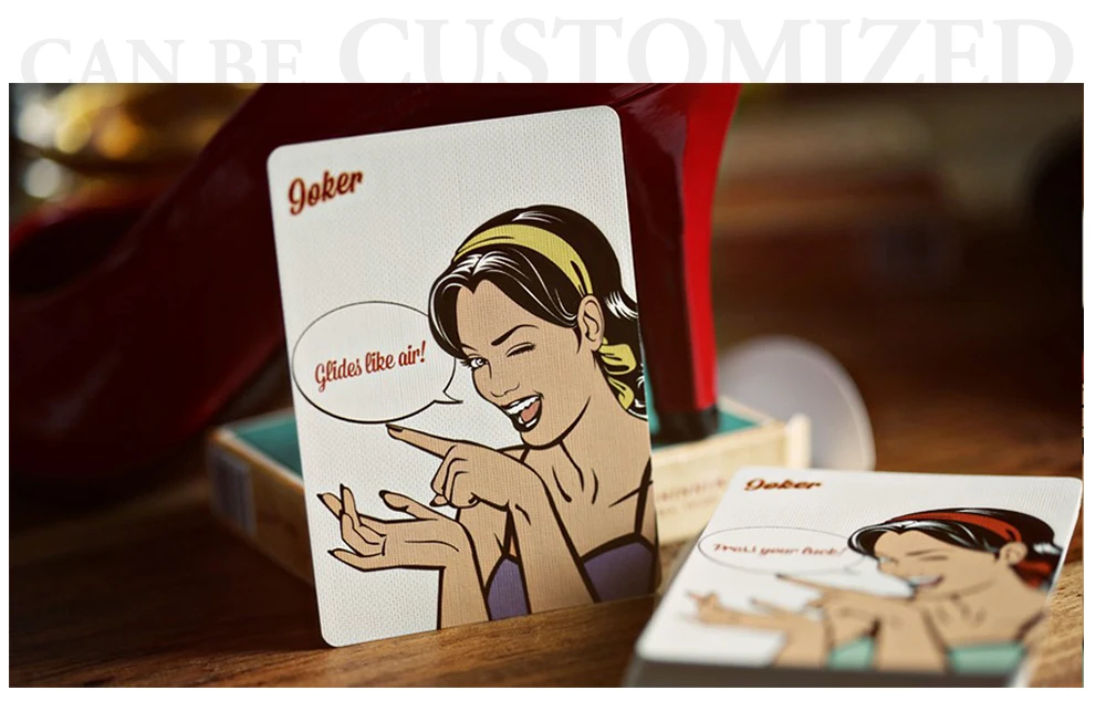 Cheap Shipping Tuck Box Poker Size Good Printing Flash Card Game Custom Logo Playing Card