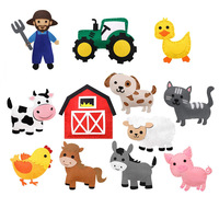 Ensemble d'activités de couture et de cadeaux en feutre pour animaux, fournitures d'artisanat, excellent cadeau pour les adolescents et les enfants