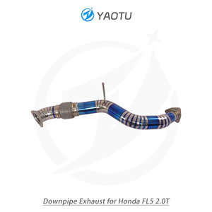 Tubo de Escape de Titanio de Alta Calidad YT, Tubo Delantero para Honda <span class=keywords><strong>Civic</strong></span> <span class=keywords><strong>Type</strong></span>-<span class=keywords><strong>R</strong></span> FL5 <span class=keywords><strong>2.0</strong></span> - Product Image 2
