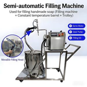 Macchina Riempitrice di Sapone Liquido ad Alte Prestazioni, Macchina Riempitrice da Tavolo per 5 Galloni di Sapone, Macchina Riempitrice per Cartucce di Sapone Bib - Product Image 5