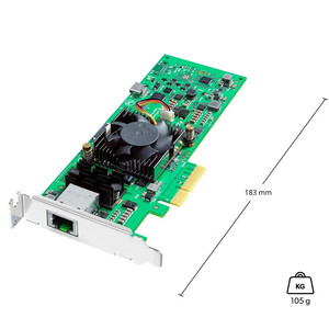 การ์ดจับภาพวิดีโอ Blackmagic Design DeckLink IP HD พร้อมอินเทอร์เฟซ 10G Ethernet PCI Express สำหรับการสตรีมสดและการบันทึกวิดีโอความละเอียดสูง - Product Image 4