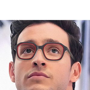 Gafas <span class=keywords><strong>Retro</strong></span>, monturas cuadradas de acetato, inserto grueso, gafas de templo de primavera, gafas europeas y americanas - Product Image 1