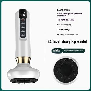 6/12 niveaux électrique ventouses masseur vide <span class=keywords><strong>ventouse</strong></span> GuaSha <span class=keywords><strong>Anti</strong></span> <span class=keywords><strong>Cellulite</strong></span> grattage chauffage corps minceur Massage thérapie - Product Image 5