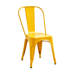 Chaise de restaurant en métal industrielle empilable, style <span class=keywords><strong>Tolix</strong></span>, design vintage pour café, bistrot, hôtel, mobilier de terrasse extérieure - Product Image 5