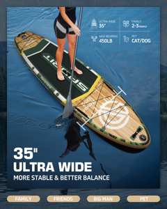 ราคาโรงงาน OEM 11'6''*34''*6'' SUP ดรอปชิปปิ้ง บอร์ดแพดเดิลบอร์ดแบบพองลมอเนกประสงค์ SP06 บอร์ด SUP แบบยืนพาย ผลิตโดยโรงงาน OEM - Product Image 2