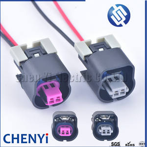 ปลั๊กสายไฟโซลินอยด์ VVT สำหรับเชื่อมต่อรถยนต์กันน้ำ2ขาสำหรับ Opel Buick Chevrolet Insignia - Product Image 1