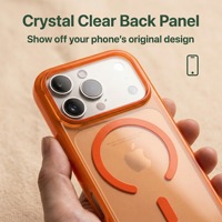 Étui de téléphone 2 en 1 pour iPhone 18 Pro Max, coque arrière magnétique en TPU PC pour iPhone 17 Pro 16 15 14 13 LM027