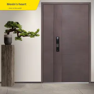 2025 moderna porta interna antifurto impermeabile | Porta d'ingresso residenziale di alta qualità - Product Image 4