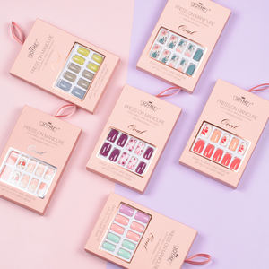 Rosalind-pegatinas adhesivas para <span class=keywords><strong>uñas</strong></span>, kit <span class=keywords><strong>de</strong></span> limas para <span class=keywords><strong>uñas</strong></span> artísticas, <span class=keywords><strong>cortas</strong></span>, <span class=keywords><strong>de</strong></span> lujo, con pegamento - Product Image 2