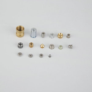 Xinshun Hardware Copper Through Hole Knurled Nut M4 Embedded Straight Hot Melt Double Hole Insert Fittings Standard - Product Image 3