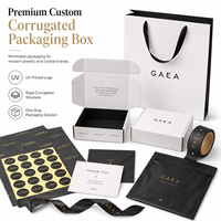 Boîtes d'emballage en carton personnalisées, design mat, portables, avec logo brillant UV, coffrets cadeaux avec votre propre logo