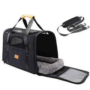 Sac de transport pliable pour animaux de compagnie, respirant, pour chiens et chats, adapté aux voyages et à la voiture - Product Image 1