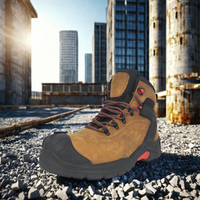 VITOSAFE Bottes de sécurité antistatiques à embout d'acier de qualité supérieure, mi-hautes, pour hommes