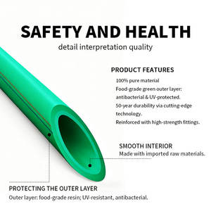 อุปกรณ์ข้อต่อท่อ PPR ทนแรงดันสูง ขนาด 32 มม. 40 มม. 50 มม. ได้รับการรับรองมาตรฐาน ISO PN20 PN25 สำหรับงานประปาเชิงพาณิชย์ - Product Image 4
