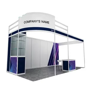 Aluminum TradeショーブースCustom Business Events Solutions Exhibition Stands 3 × 3展示ブース