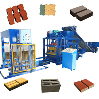 Máquina de Alta Calidad Totalmente Automática para Fabricar Ladrillos de Cemento, Baldosas de Concreto y Bloques de Hormigón con Sistema PLC y Bomba