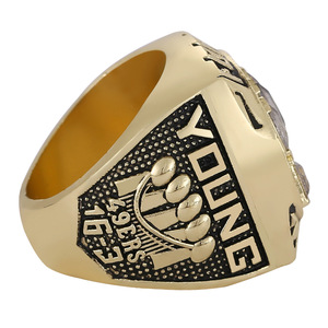 1994 NFL San Francisco <span class=keywords><strong>49ers</strong></span> voetbalkampioenschap <span class=keywords><strong>ring</strong></span>, milieuvriendelijke legering, herenring - Product Image 5