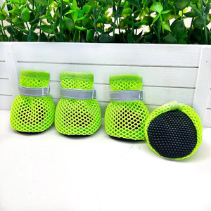 Zapatos de malla para perros, color rosa, transpirables, antideslizantes, para perros pequeños y medianos, uso en exteriores - Product Image 2