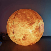 Décoration Gonflable Créative Lumineuse Planète Lune Ciel Étoilé – Boule Flottante pour Activités Extérieures et Ornements de Centres Commerciaux