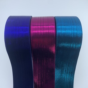 Kain Tali Halus Poliester/Nilon Ramah Lingkungan Gaya Boca <span class=keywords><strong>Herringbone</strong></span> untuk Aksesoris Rambut & Pembungkus Kado - Product Image 1