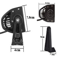 Nouvelle barre lumineuse LED incurvée à double rangée MCY 22/32/42/52 pouces, faisceau combiné 3D/7D 270W, étanche IP68, en aluminium moulé sous pression, lumière 6000K-6500K