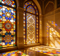 Panneau en verre teinté artisanal personnalisé, verre décoratif biseauté pour porte, fenêtre, couleur et forme personnalisées, décoration suspendue