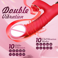 Vibrateur double tête 2-en-1 le plus vendu pour femmes avec télécommande et 10 modes de vibration