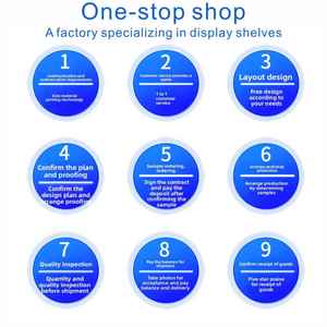 رف عرض مخصص من البي في سي بهيكل متشابك للأم والطفل، للوجبات الخفيفة والألعاب في السوبر ماركت - للترويج والإعلان - Product Image 6