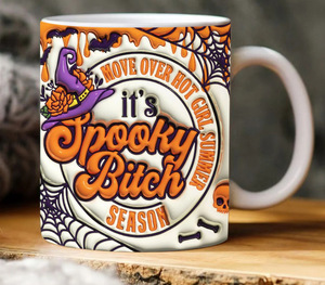 Taza de Café de Cerámica 3D con Diseño de Fantasma Espeluznante de Halloween, Calabaza de Halloween - Product Image 3