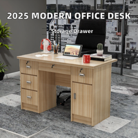 Bureau d'ordinateur en bois de 1,2 m, design moderne, durable, convertible pour le gaming et le bureau, petit format, prix compétitif 2026