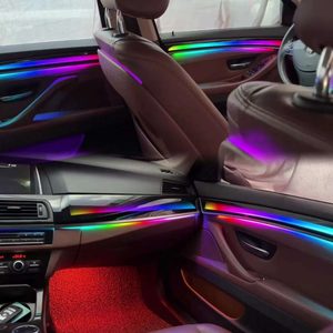 Illuminazione Ambientale per Auto Symphony 64 Colori Arcobaleno per <span class=keywords><strong>BMW</strong></span> Serie 5 <span class=keywords><strong>F10</strong></span> F11 F18 2011-2017, Luci <span class=keywords><strong>LED</strong></span> per Interni Auto - Product Image 2