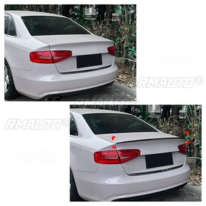 <strong>Car</strong> Rear Wing Rear Trunk Spoiler <strong>Diffuser</strong> <strong>Protector</strong> For Audi A4 (B8) 2009-2012 Body Kit <strong>Car</strong> Accessories - Product Image 5