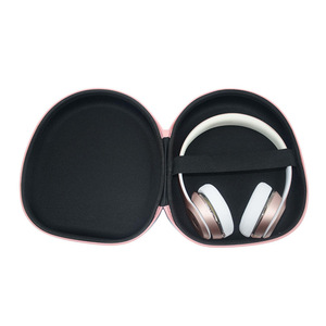 Customized EVA Headphone Storage Bag 21x22cm Anti-Shock Protective Case For Over-<b>Ear</b> Headphones Portable Zippered <b>Cover</b> - Product Image 3