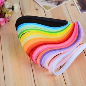 Kit de papier pour <span class=keywords><strong>quilling</strong></span> de 260 bandes de 39 cm de long, 26 couleurs mélangées arc-en-ciel, pour les arts et l'artisanat - Product Image 2