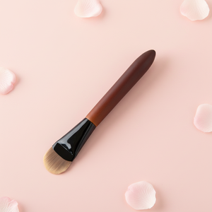 Brocha de Maquillaje de Una Sola Hoja para Base, Brocha Plana Angulada para Base Líquida y Mascarillas, Herramienta de Maquillaje que No Deja Marcas - Product Image 2