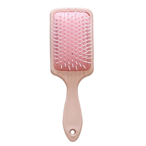 Peine con Mango de Bambú Estilo Nórdico, Tecnología de Cojín de Aire, Funciones de Masaje y Rizado, Diseño de Tabla Grande para un Peinado Suave - Product Image 5