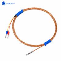 Sonde de température à thermocouple de type K, haute température 480°C, câble en fibre de verre, sonde industrielle à réponse rapide, OEM ODM IP65