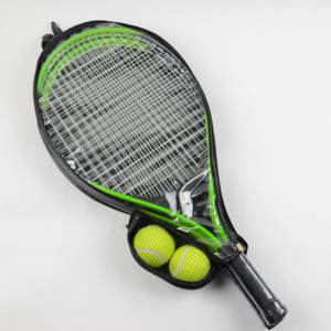 Raquetas de Tenis Mini de Aleación de Aluminio de <span class=keywords><strong>25</strong></span> <span class=keywords><strong>Pulgadas</strong></span> con Diseño Nuevo Personalizado para Niños, Juego de Raquetas de Tenis con 2 Raquetas y 2 Pelotas - Product Image 1