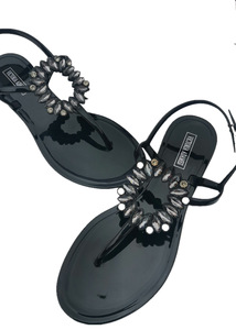2021 New Women Cross Border <strong>Flip</strong> <strong>Flops</strong> Jelly Flat Beach Sandals and slippers - Product Image 6