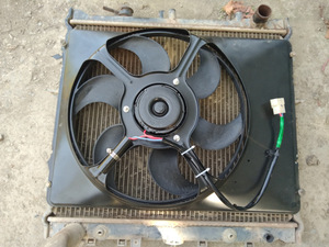 3749010D07 Conjunto de Ventilador de Refrigeración del Radiador <span class=keywords><strong>ShengLing</strong></span> 12V Plástico + Cobre Negro para Refrigeración del Motor Greatwall Deer Reemplazo OEM - Product Image 1