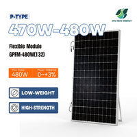 Panneaux solaires monocristallins de haute qualité 480W 500W 600W 700W 800W 1000W pour usage domestique, module solaire photovoltaïque double vitrage