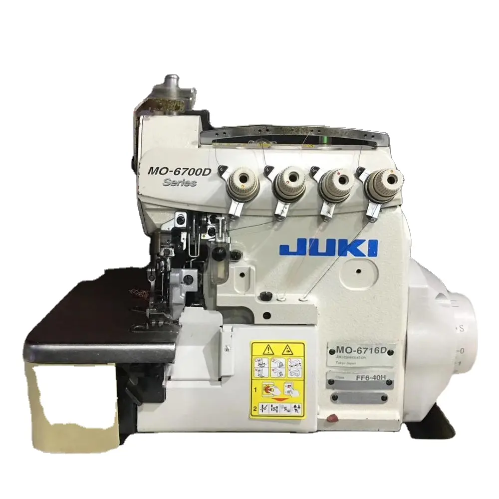 ماكينة خياطة اوفرلوك/امان مستعملة من سلسلة JUKIS MO-6716 يابانية