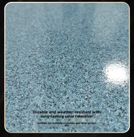 Peinture de sol autolissante époxy à sable coloré, revêtement anti-rayures, résistant à l'usure pour carrelage domestique, revêtement de pierre micro-abrasif